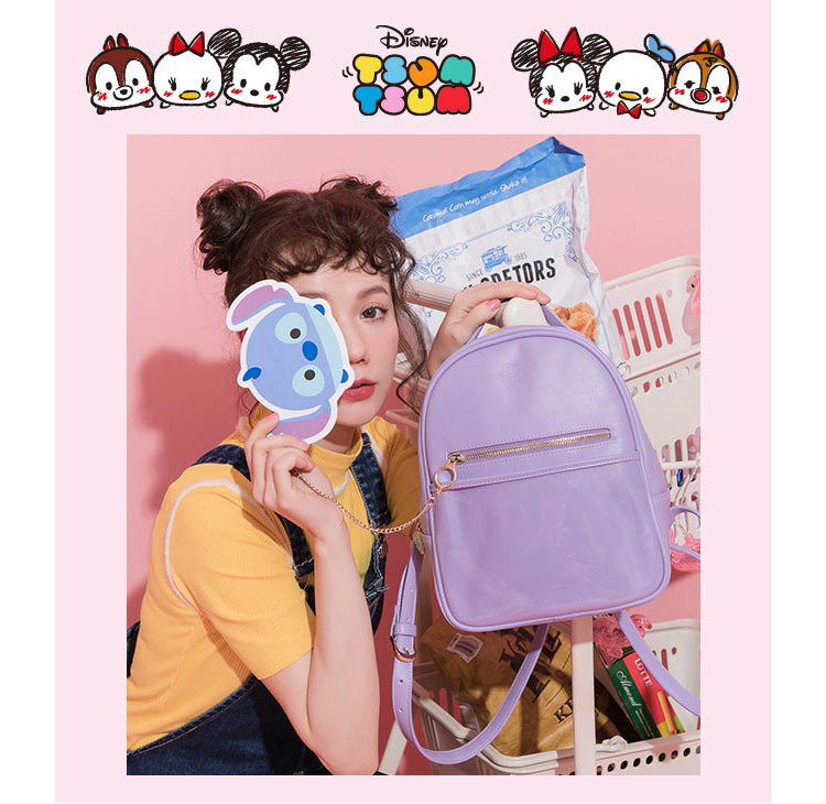 gracegift【迪士尼联名款】tsum卡通包包书包双肩背包女包女款双肩包