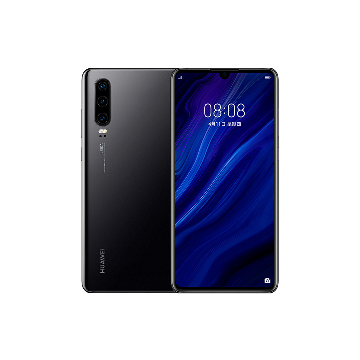 华为huawei p30 8gb 64gb 全网通ele-al00a全网通8gb 64gb亮黑色_唯品