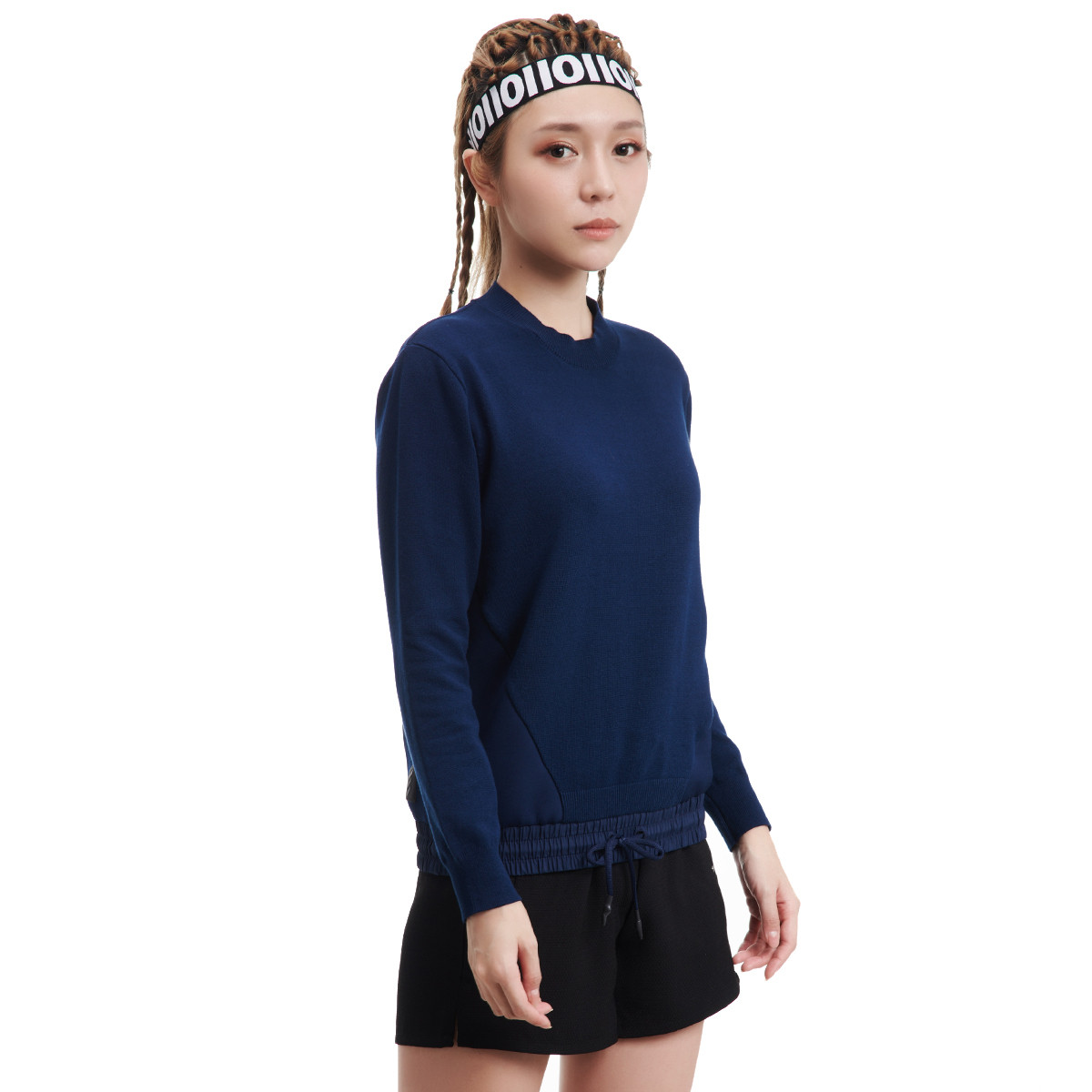 cross w sweat修身显瘦 女款卫衣运动女装卫衣女