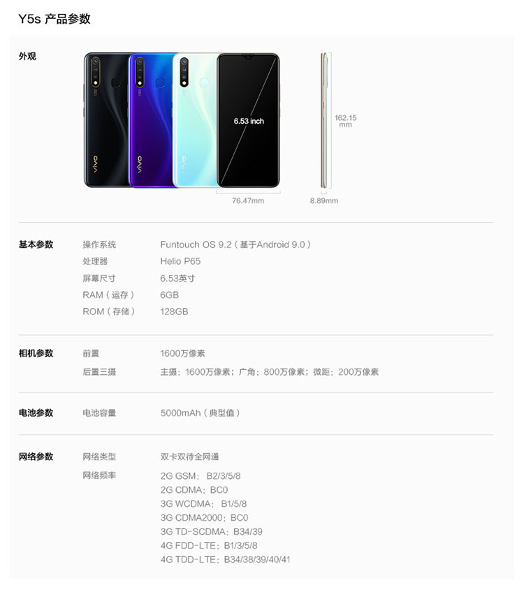 vivoy5s图片,vivo手机y5s图片 vivoy5s 新品全网通双引擎闪充智能手机y5s-128g-6g