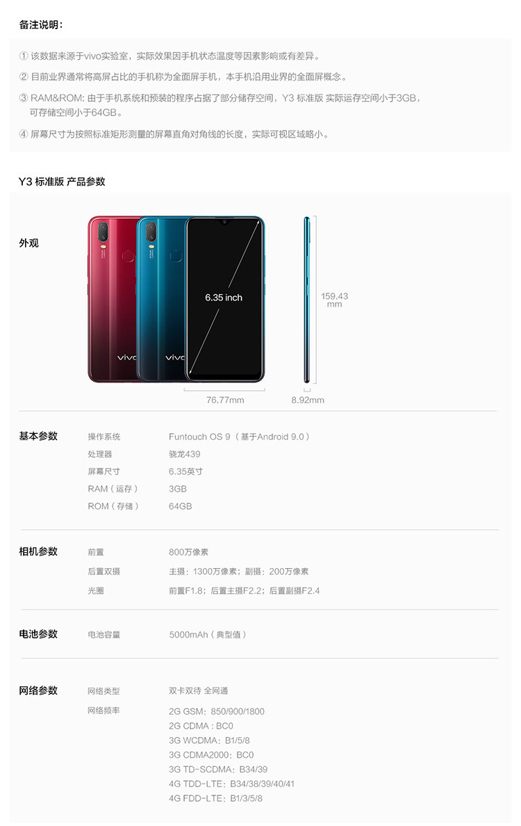 y3手机图片及参数配置,y3手机图片及参数 y3 官方正品 大屏大电池闪充强续航智能手机