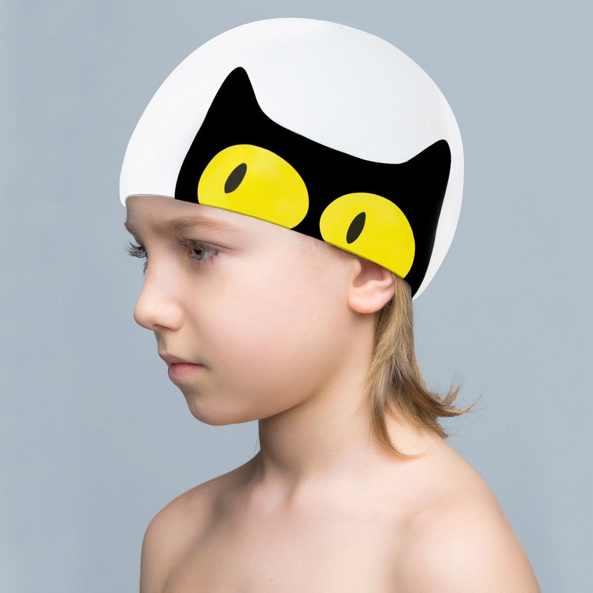 范德安balneaire泳装特卖旗舰店(旧) 佩戴舒适 男女童款泳帽 护耳防水