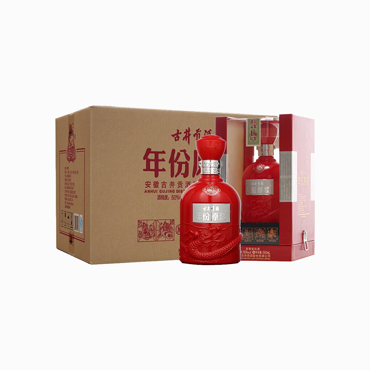 古井贡酒年份原浆 古16 50度 500ml*6瓶 整箱装