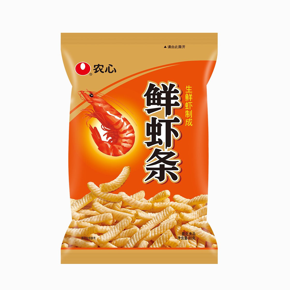 农心 鲜虾条 90g 商品编码:6925894402102 收藏商品 已收藏取消收藏