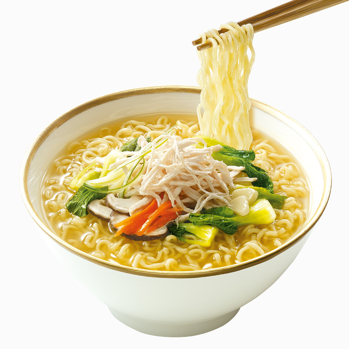 上海汤面鸡肉味五连包 114.5g*5袋 韩国泡面方便面辛拉面
