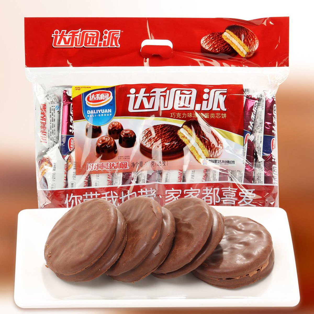 达利园夹心派巧克力风味600g6911988007193_唯品会