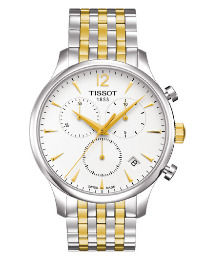 【计时码表 日期显示】天梭(tissot)俊雅系列男士石英t063.617.22.