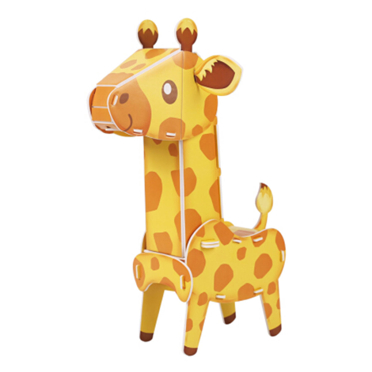 晨光m&g3岁以上儿童文具玩具长颈鹿3d益智趣味早教立体动物纸模型立体