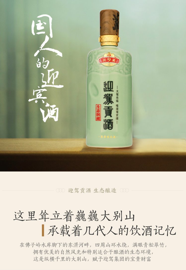 迎驾贡酒迎驾生态洞藏9 42度500ml*4瓶 白酒整箱_唯品