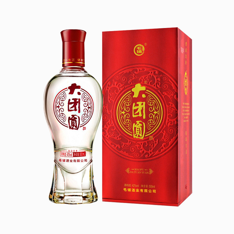 劲牌劲酒毛铺大团圆酒水 42度500ml*2