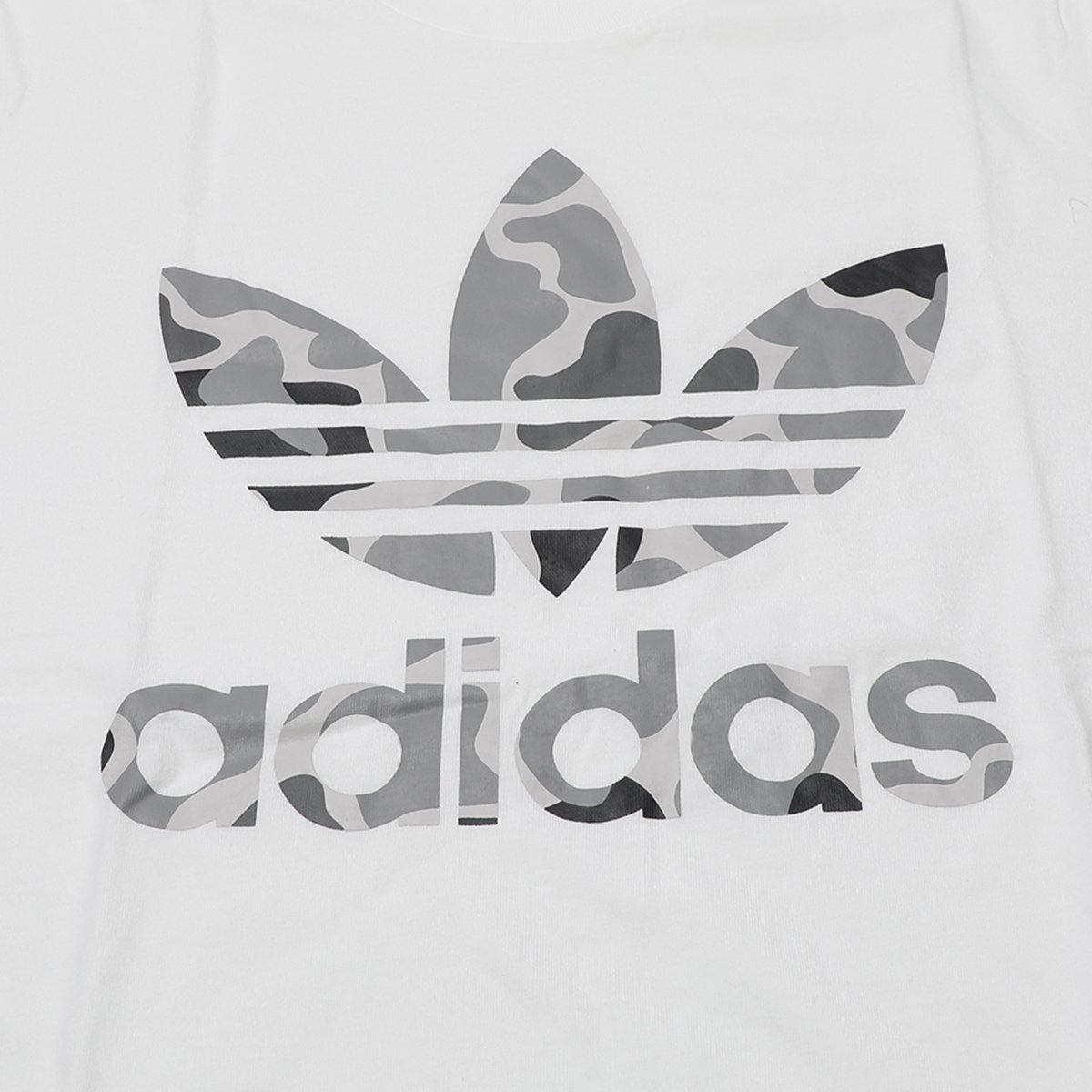 阿迪达斯 adidas 三叶草 camo tref tee 男款t恤