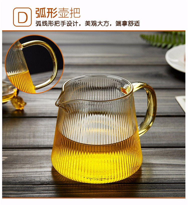 功夫茶道加厚耐热玻璃分茶器茶具配件茶滤器滤网玻璃公道杯加茶漏