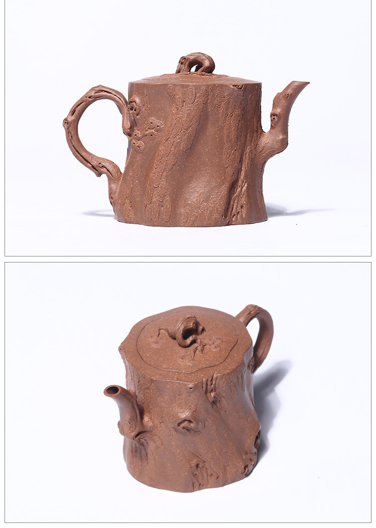 收藏送礼功夫茶具名家制作松桩茶壶全手工宜兴紫砂壶