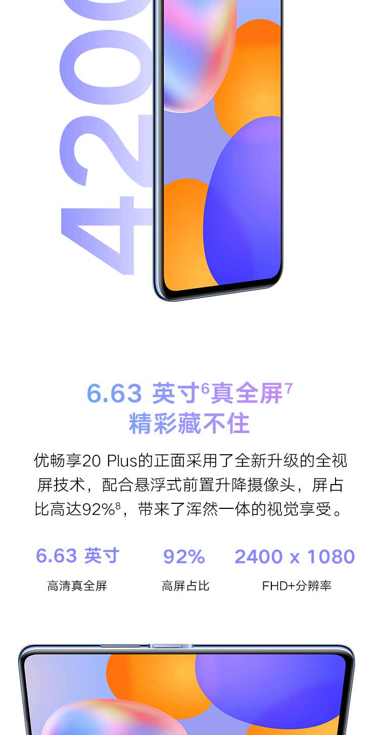 优畅享20plus全网通5g华为智选手机