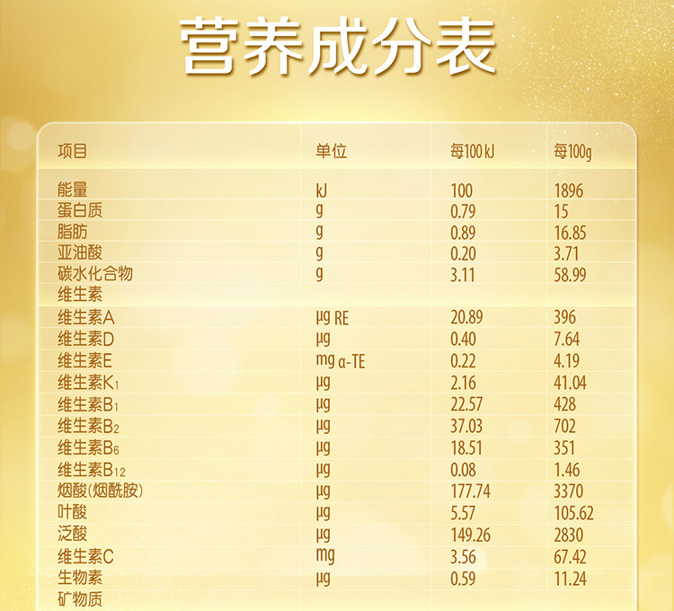 启赋蓝钻幼儿配方奶粉3段 1~3岁 900克*6罐 整箱