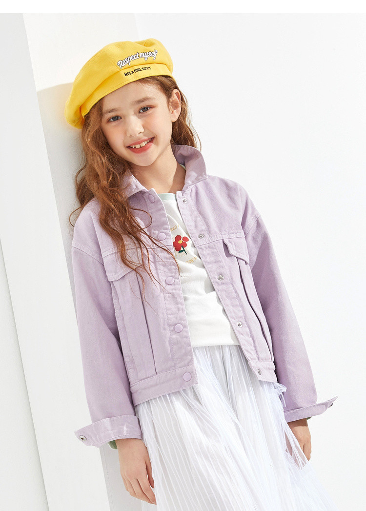 【春新品】巴拉巴拉女大童外套儿童牛仔上衣2020新款中大童韩版