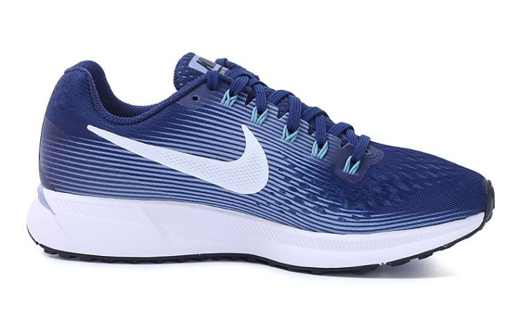 耐克nike wmns air zoom pegasus 34 女子蓝色跑步鞋