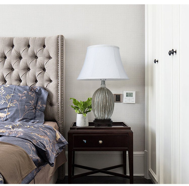 形泰 卧室创意新中式床头灯简约温馨北欧书房客厅床头柜台灯