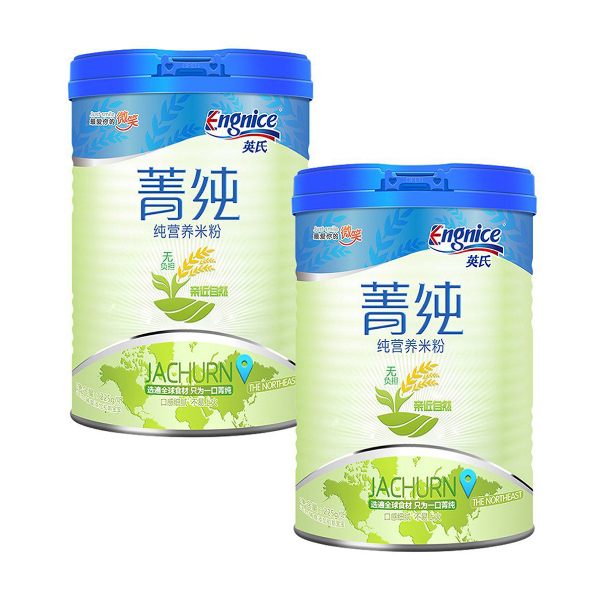 英氏纯味营养米粉225g*2