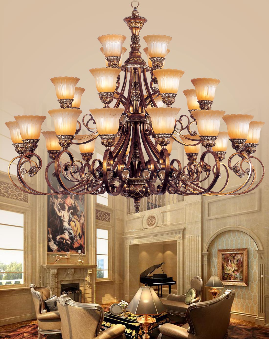蒂凡尼复古台灯卧室床头灯欧式创意家居装饰客厅台灯蒂凡尼床头灯-阿里巴巴