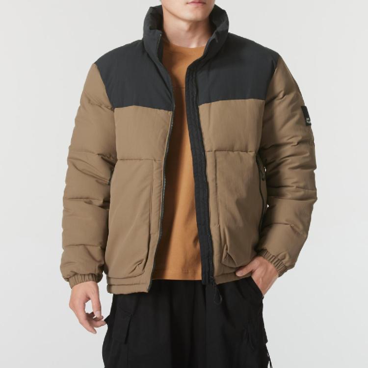 Jack Wolfskin 户外立领羽绒服男装女装夹克上衣休闲舒适保暖时尚运动外套 In Brown