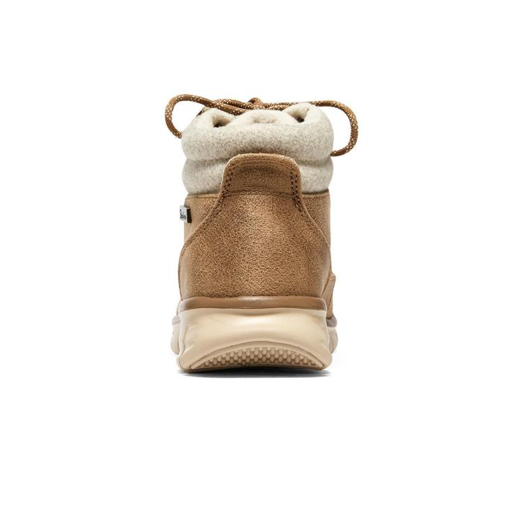 斯凯奇 【密绒毛保暖】女鞋高帮鞋加绒保暖休闲靴女靴轻质休闲工装靴冬