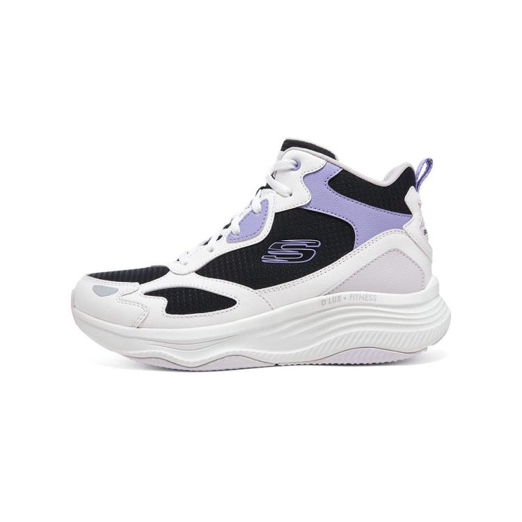 斯凯奇 出清【D'LUX缓震大底】女鞋高帮运动休闲鞋跑步女靴回弹秋冬