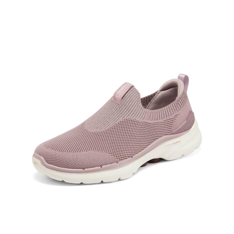 Skechers 【缓震舒适】女款健步鞋网布一脚蹬懒人鞋休闲女鞋春夏季 In Pink