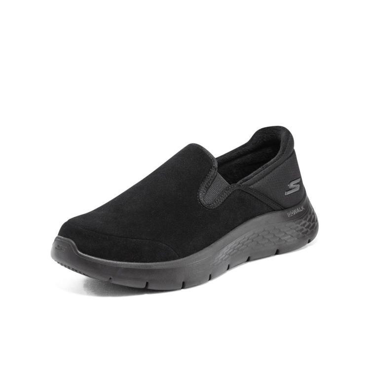 斯凯奇 【GO WALK缓震】男鞋健步鞋休闲运动鞋一脚蹬加绒保暖冬季