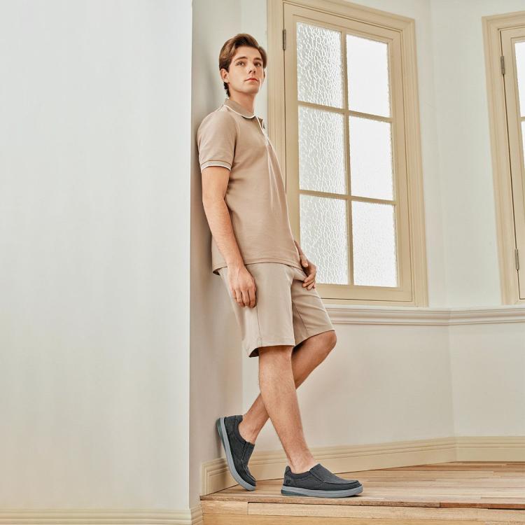 SKECHERS 斯凯奇 【舒适柔软】男鞋一脚蹬男休闲鞋防滑耐磨舒适透气春秋季