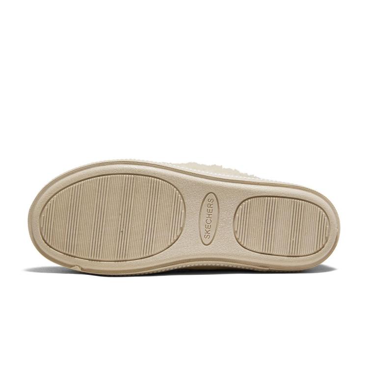 斯凯奇 【加绒保暖】女鞋休闲鞋乐福鞋浅口单鞋柔软舒适蝴蝶结冬季