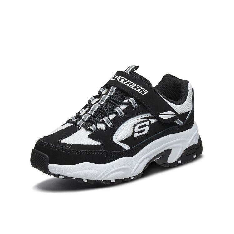 斯凯奇 男中大童|男童鞋魔术贴时尚百搭老爹鞋缓震运动鞋春夏季