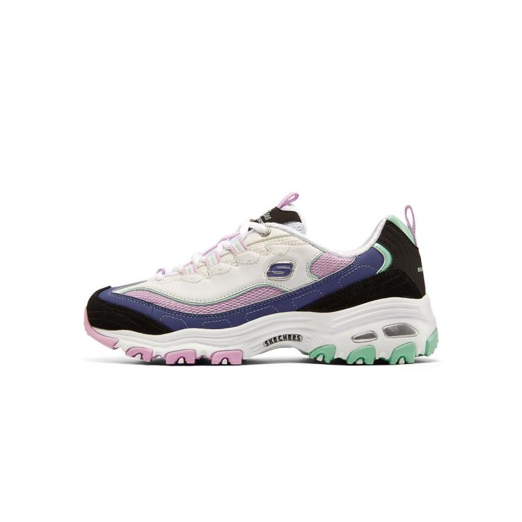 斯凯奇 【D'LITES熊猫鞋】女鞋学院女老爹鞋女运动休闲鞋缓震秋冬