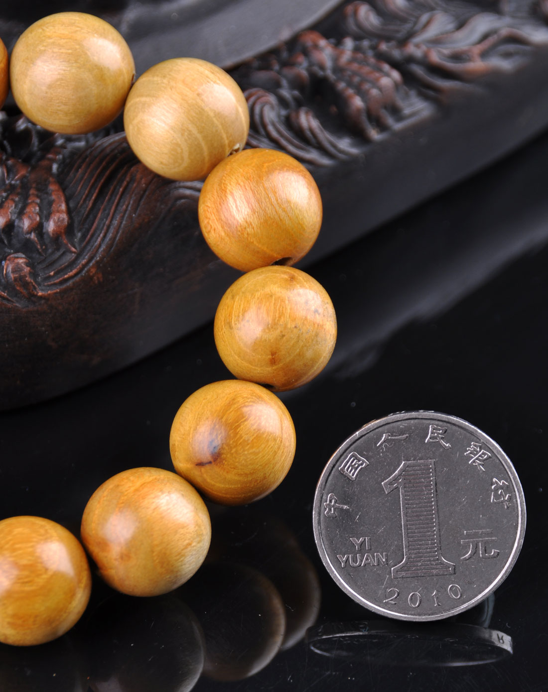 大器天成黄金檀手串