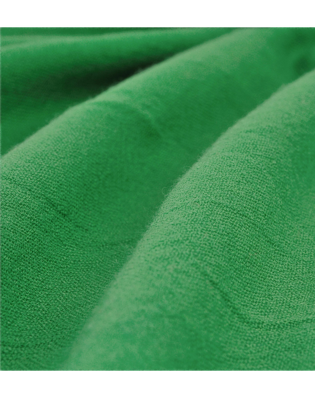 绿色纯色素雅纯羊毛长围巾