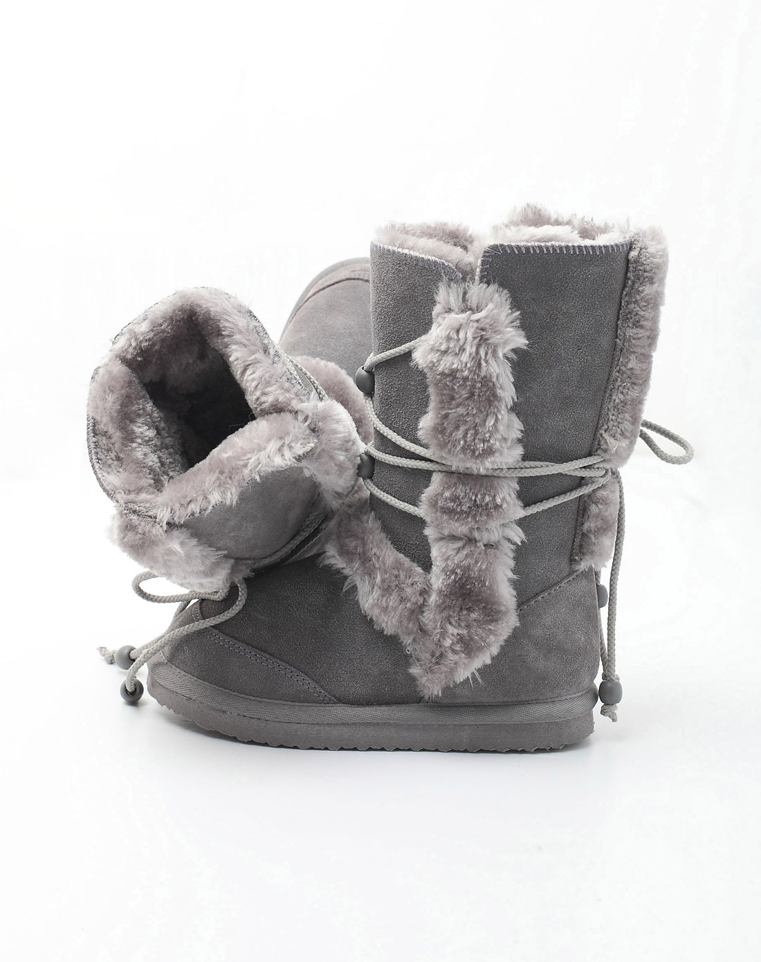女款灰色天使系列雪地靴