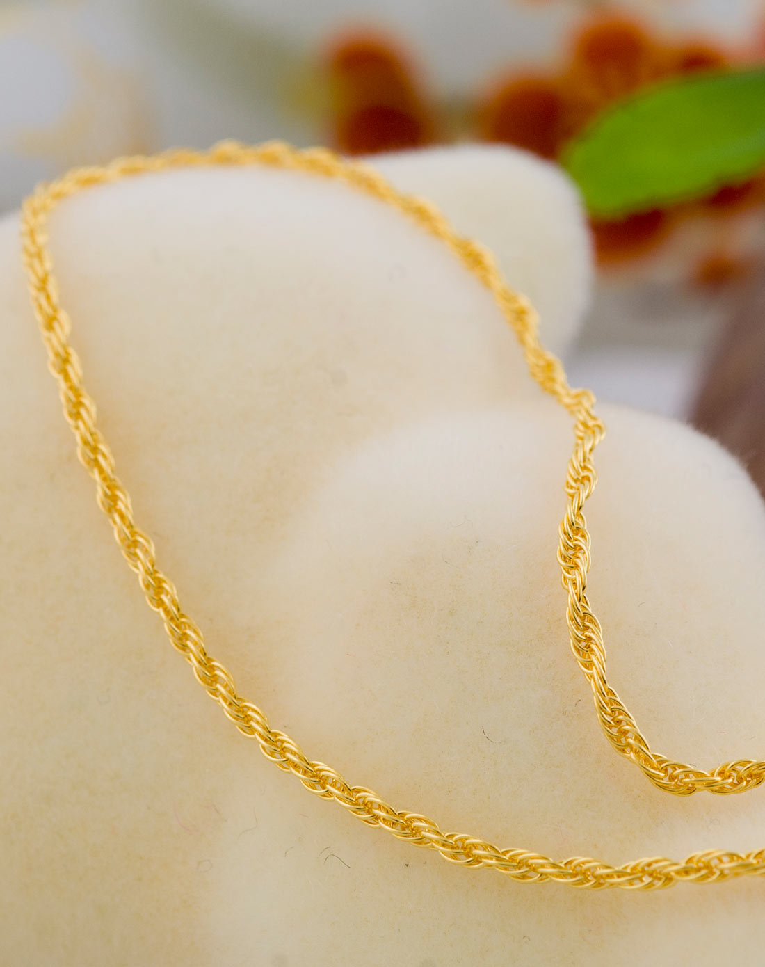 千足金项链-水波链