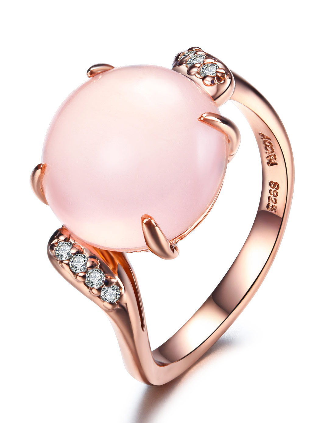 贝莲娜 925银芙蓉石戒指