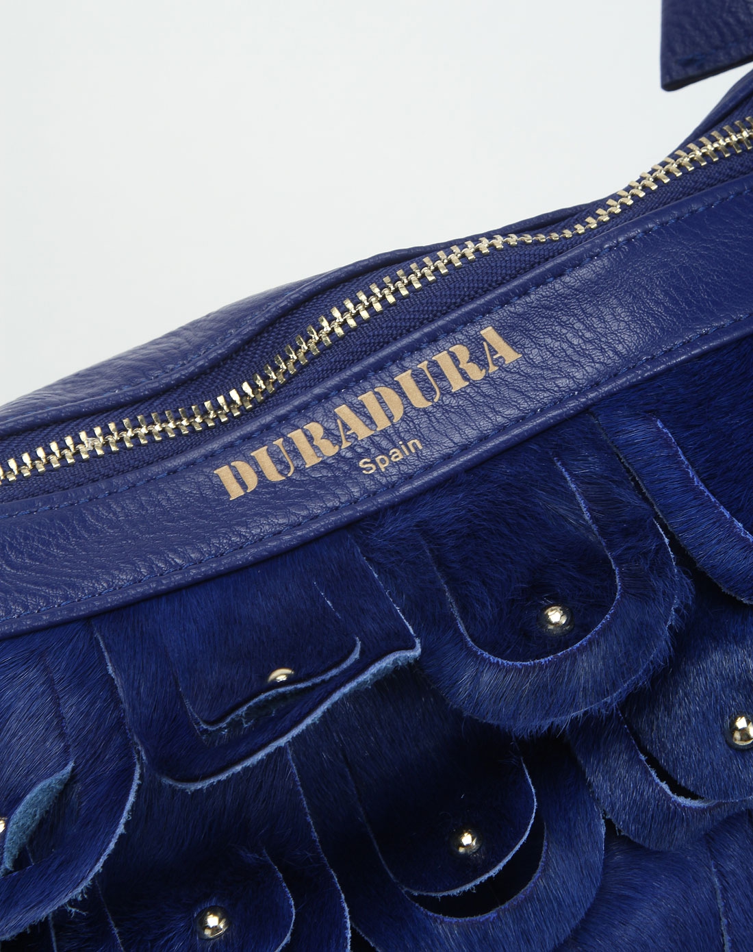 duradura男女鞋&箱包皮具女款蓝色高贵马毛配饰包包m30550a0302蓝色