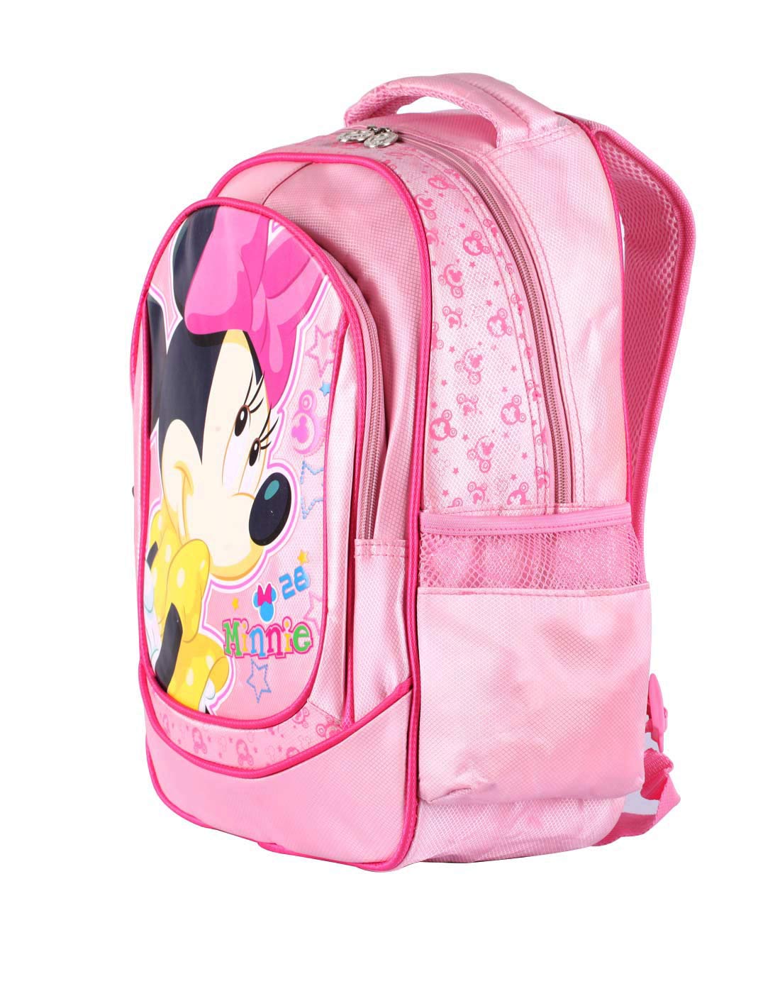 迪士尼卡通书包粉色