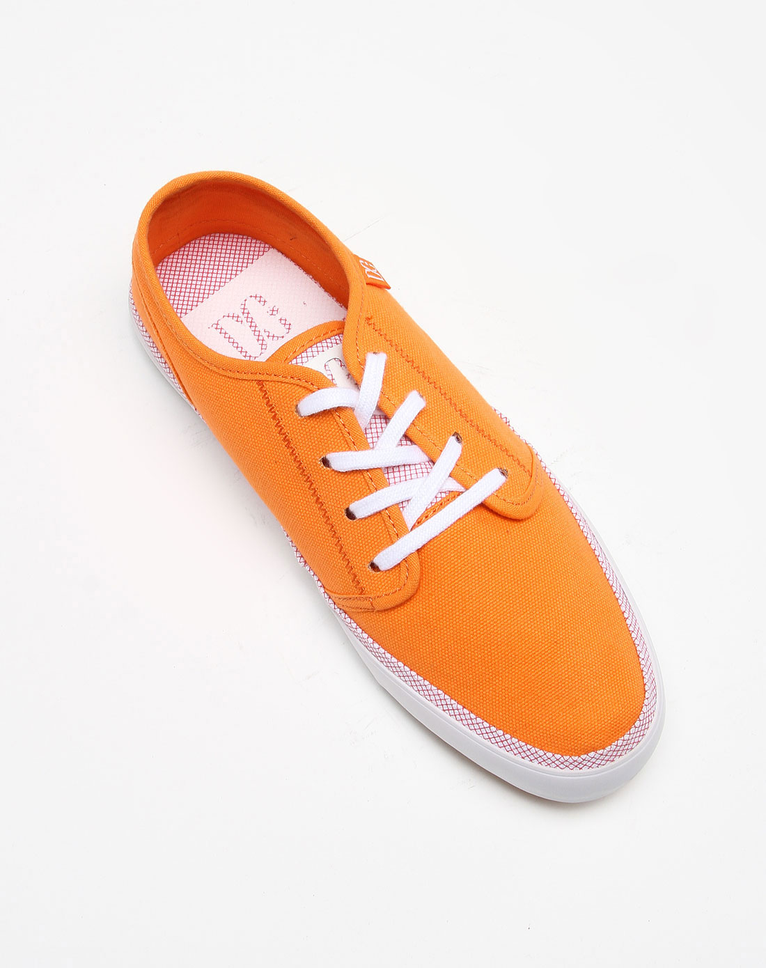 dc shoes男女女款橘黄色简约活力时尚绑带休闲鞋320239dc-cit_唯品会