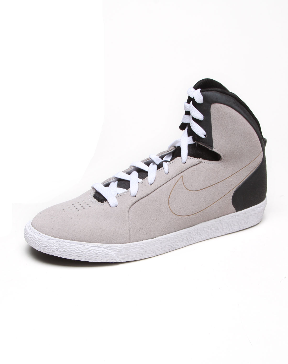 耐克nike-男鞋专场-浅灰色高帮休闲鞋
