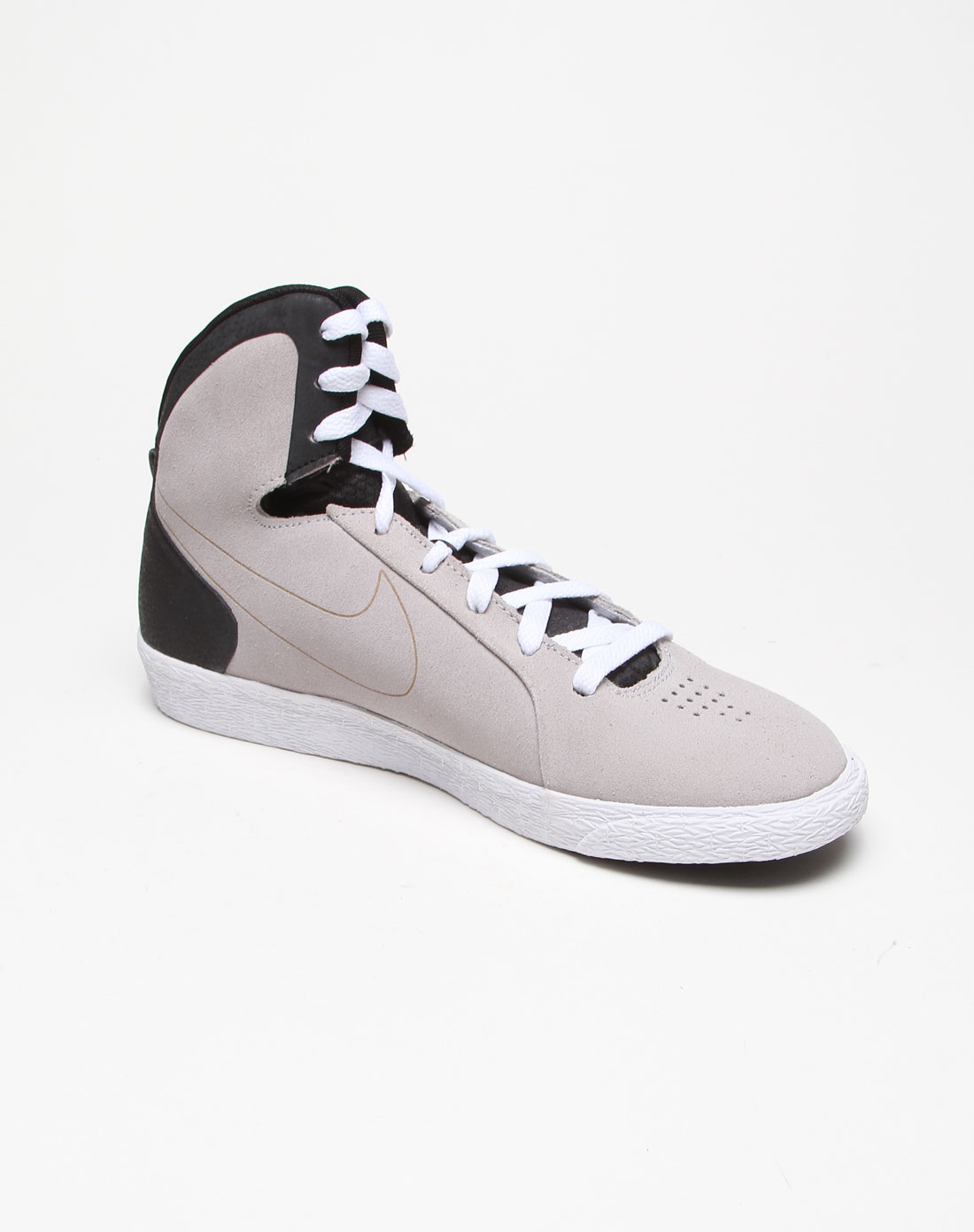 耐克nike-男鞋专场-浅灰色高帮休闲鞋