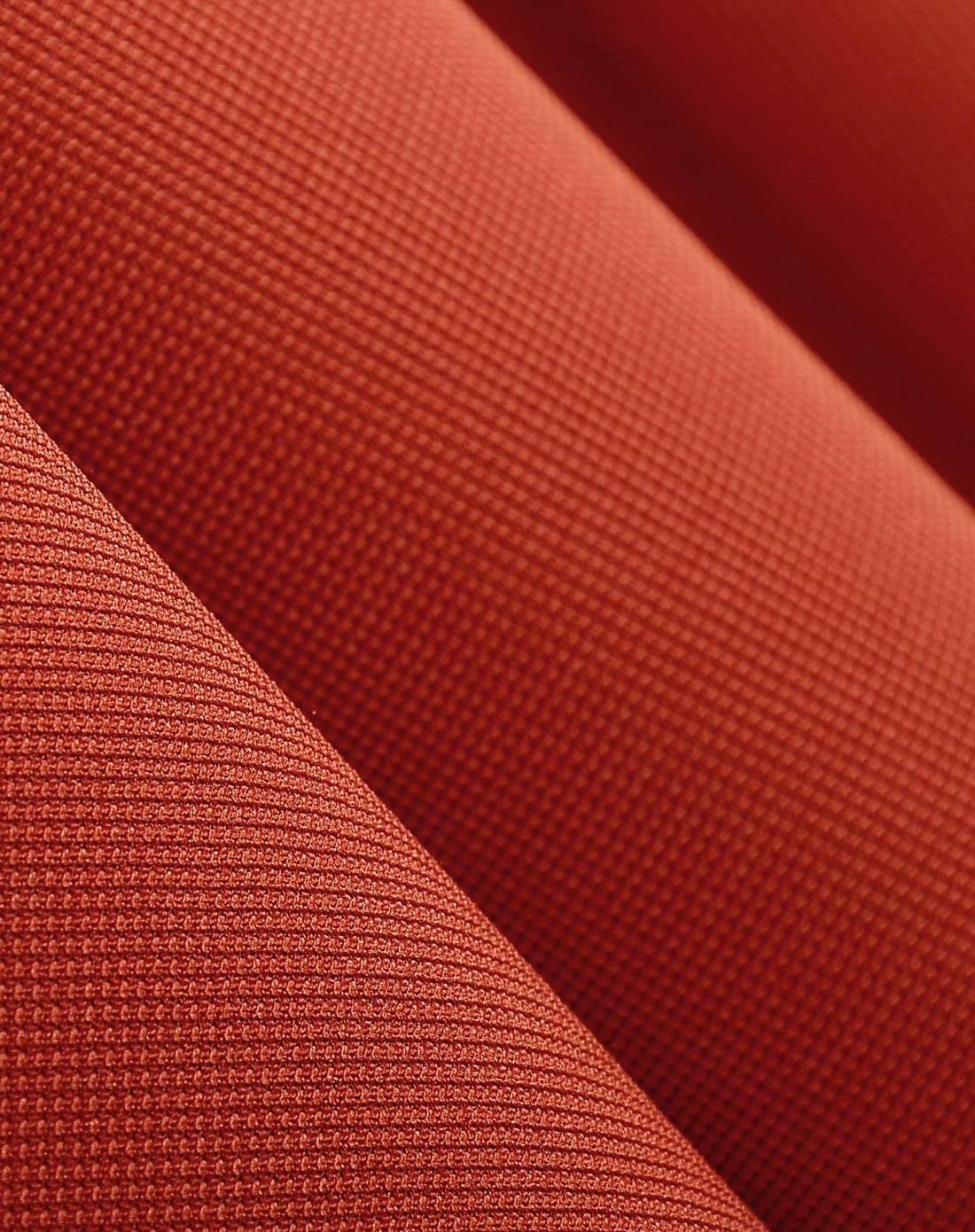 砖红色长袖修身连衣裙