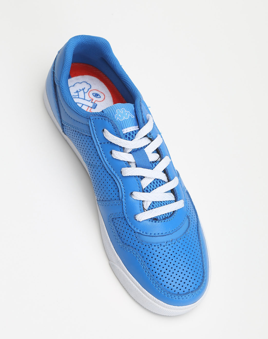 卡帕kappa男女混合移动专场-女款蓝/红/白色绑带时尚休闲鞋