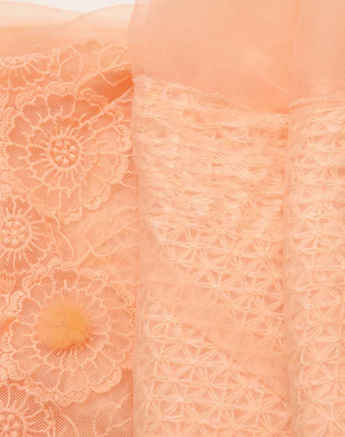 女款淡粉色金丝嫁蕾丝时尚围巾