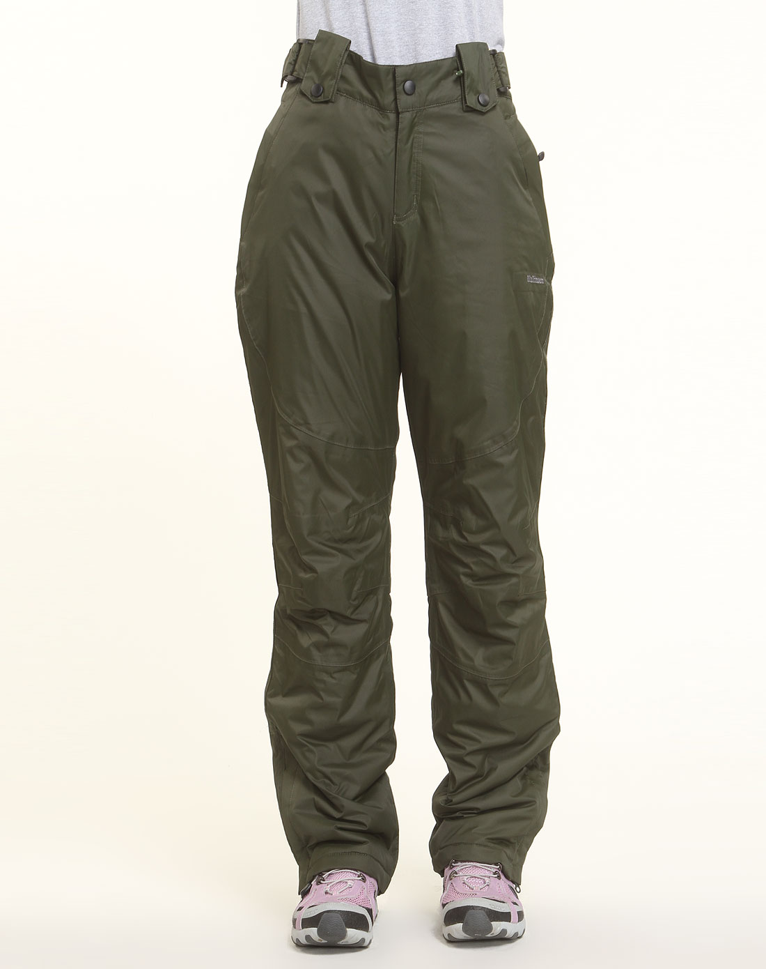 女款军绿色冲锋裤fkb4198