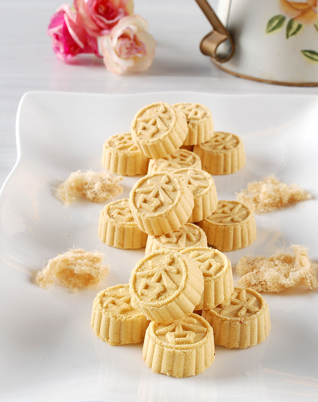 澳门板樟堂纯手工肉松棋子饼280g