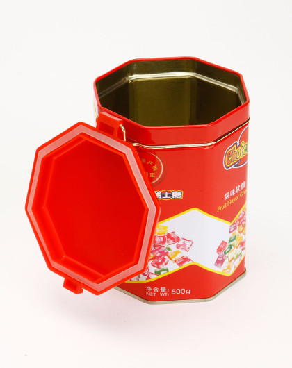 彩乐 果味软糖(八角罐瑞士糖)500g