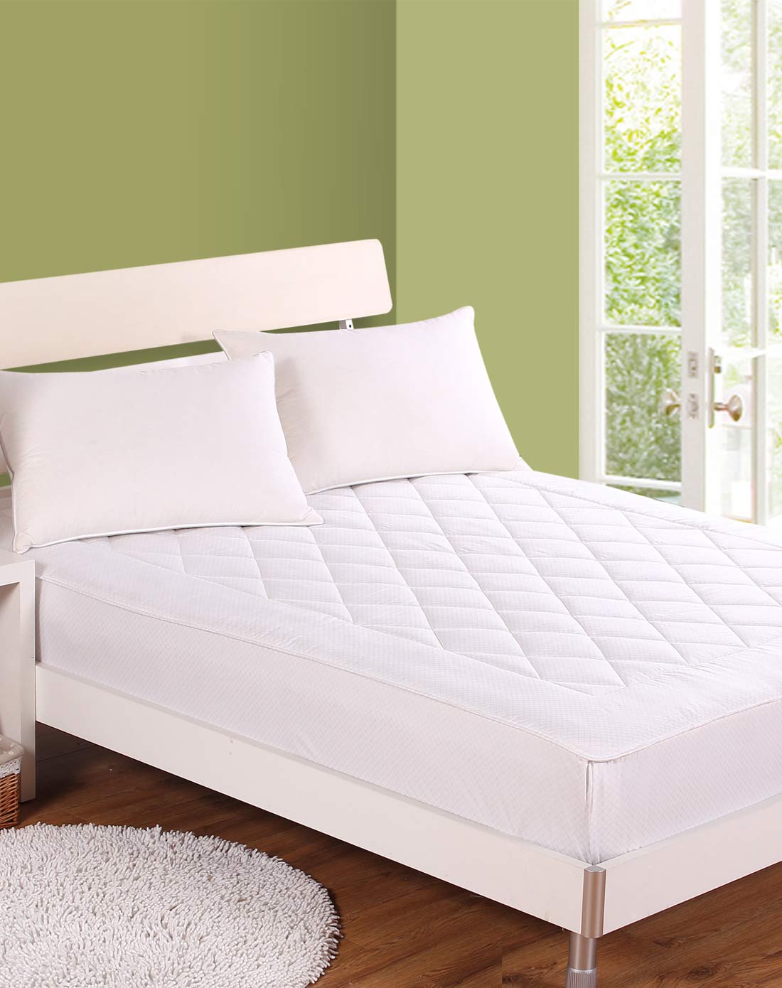 升级版抗菌护床垫-白色180*200cm